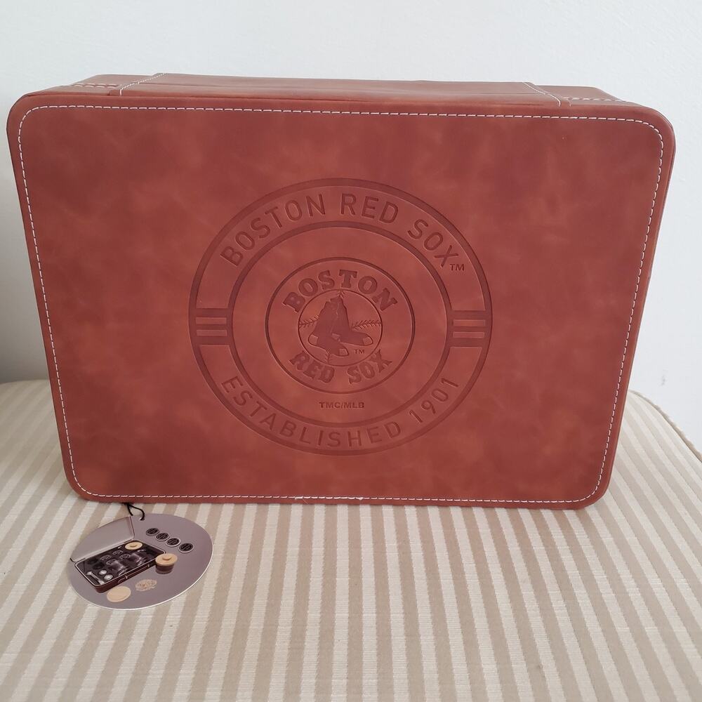 Whiskey Cocktail Old Fashioned Smoker Set 16 Pc Boston Red Sox MLB